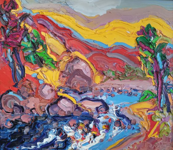 Михаил Демцю, Горная река в Карпатах, 2008, Imagine Point