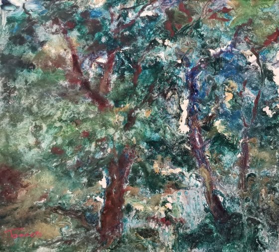 Yakiv Basov, Emerald forest, 1980-s, Imagine Point