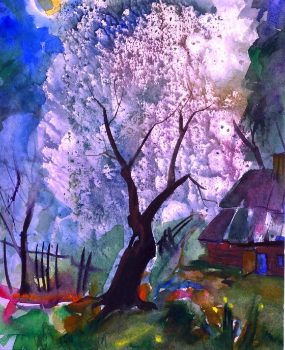 Volodymyr Tryntsolyn, Tree, 1992, Imagine Point