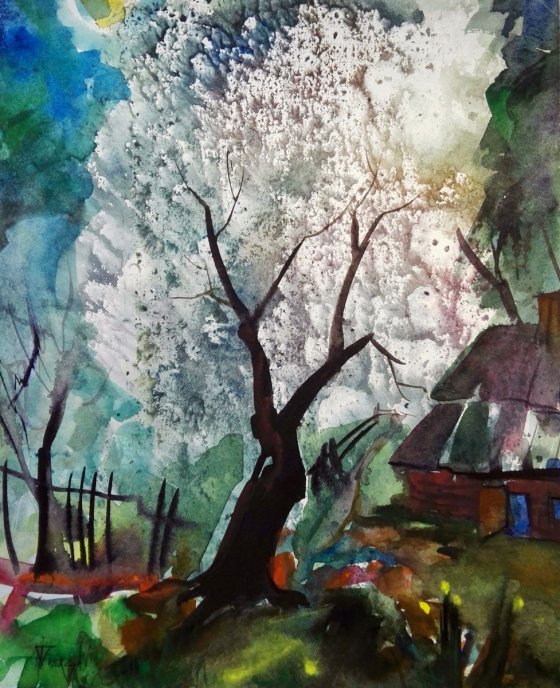 Volodymyr Tryntsolyn, Tree, 1992, Imagine Point №1