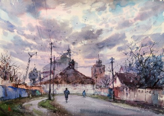 Maksym Kisilov, Coming home from work, 2016, Imagine Point